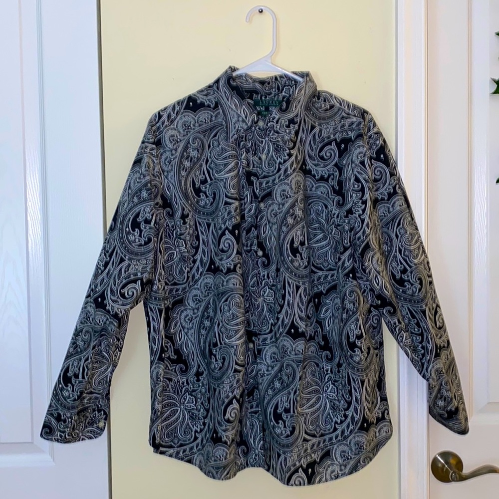 Vintage Graphic Button Down Shirt